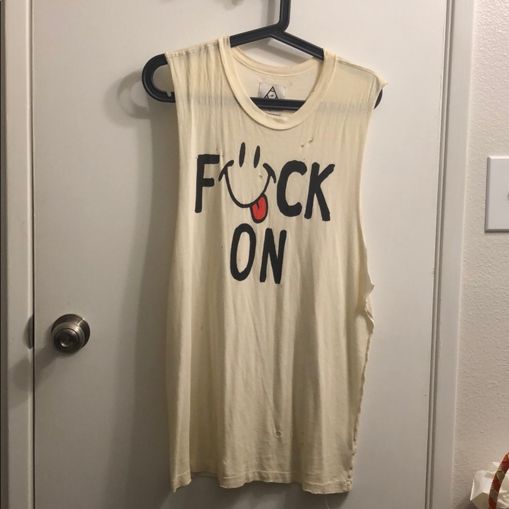 Unif - Fuck On Muscle Tee! NWT